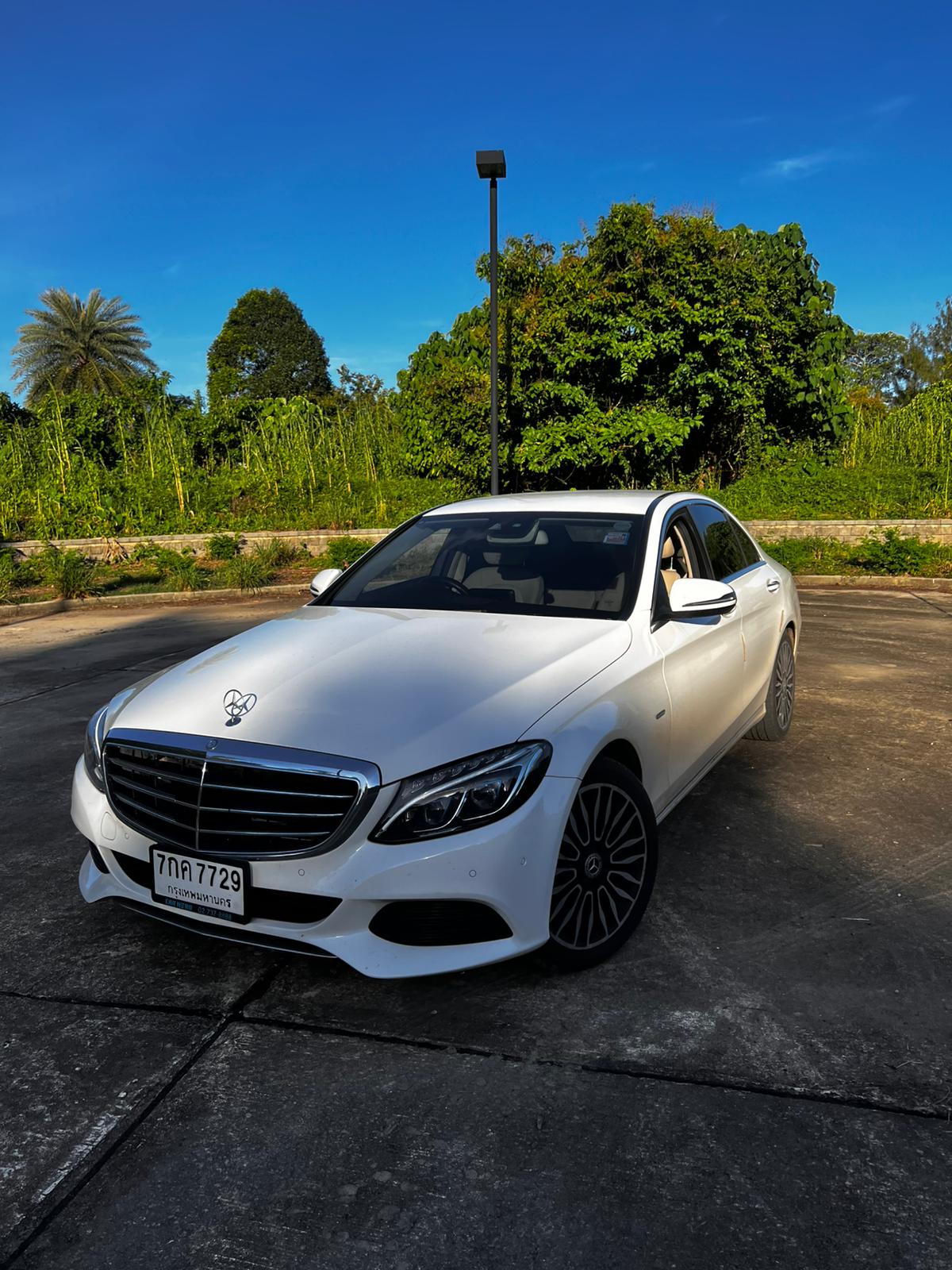 Mercedes C350 White